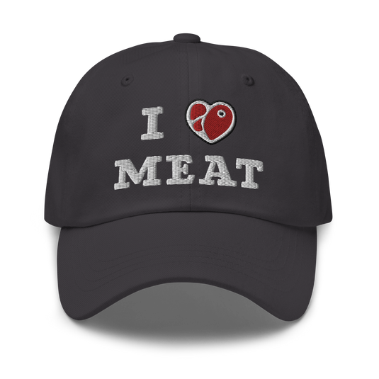 I Love Meat Baseball Cap