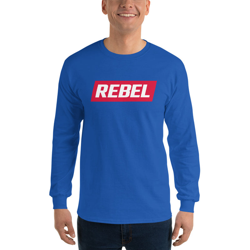 Load image into Gallery viewer, REBEL Logo- Unisex Long Sleeve Shirt
