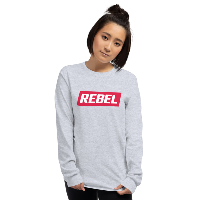 Load image into Gallery viewer, REBEL Logo- Unisex Long Sleeve Shirt
