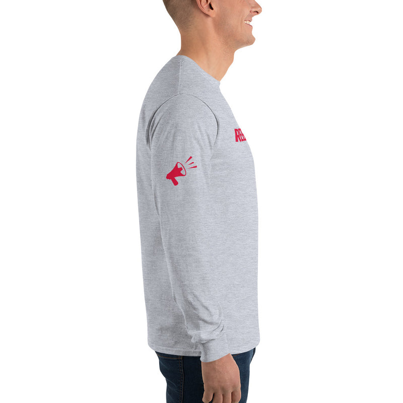 Load image into Gallery viewer, Rebel News Typography Logo- Unisex Long Sleeve Shirt
