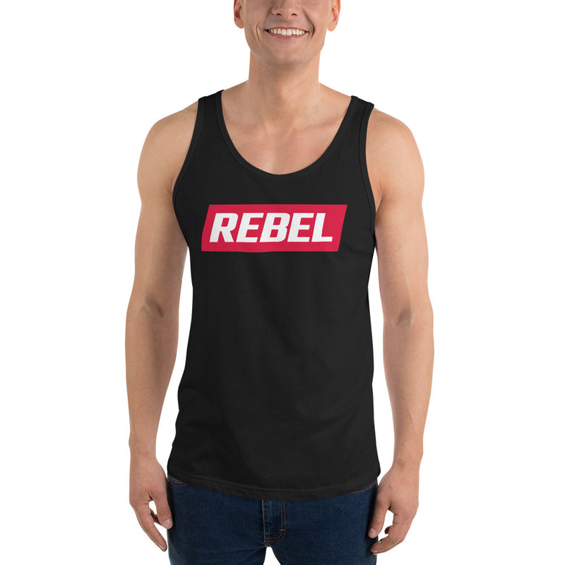 Load image into Gallery viewer, REBEL Logo- Unisex Tank Top
