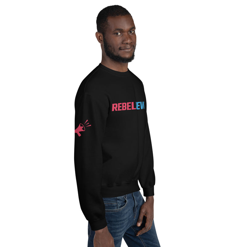 Load image into Gallery viewer, Rebel News Wordmark Logo Unisex Sweatshirt
