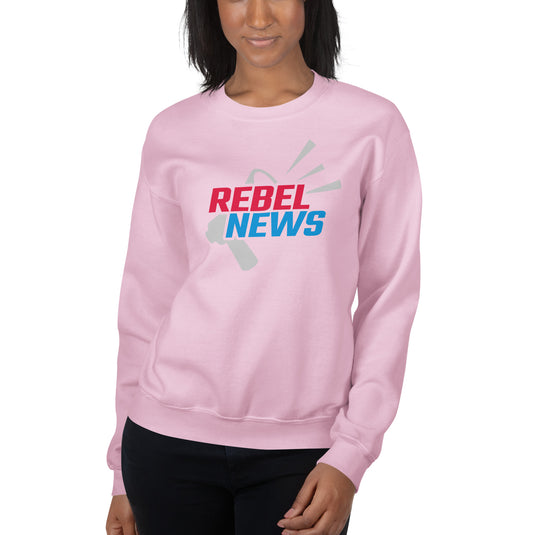 Rebel News Horn Logo (Red & Blue) Unisex Sweatshirt