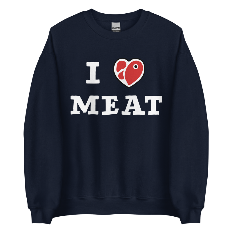 Load image into Gallery viewer, I Love Meat Unisex Sweatshirt
