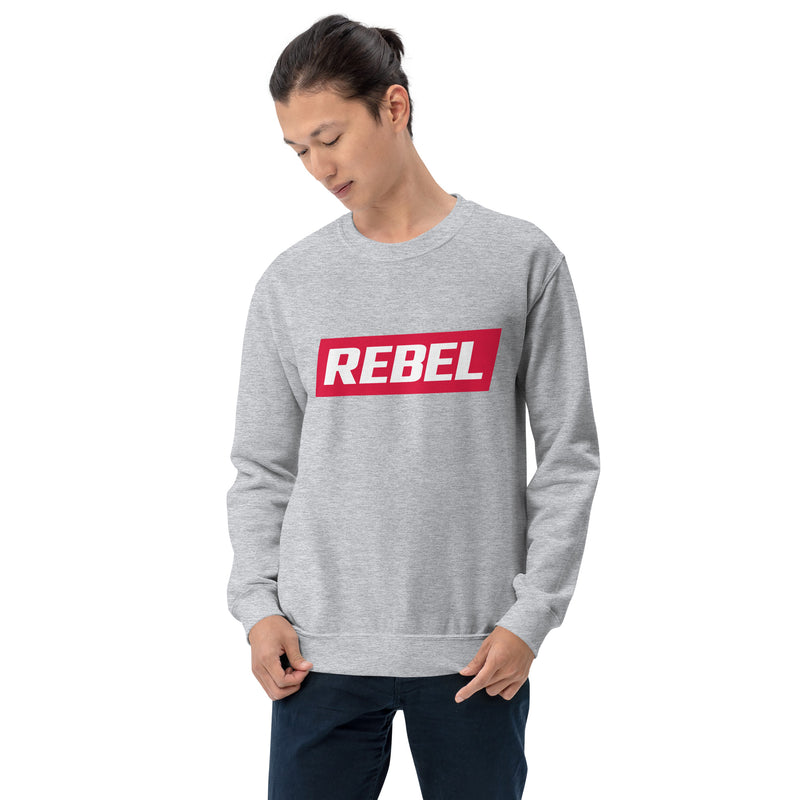 Load image into Gallery viewer, REBEL Logo Unisex Sweatshirt
