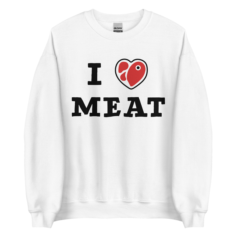 Load image into Gallery viewer, I Love Meat Unisex Sweatshirt
