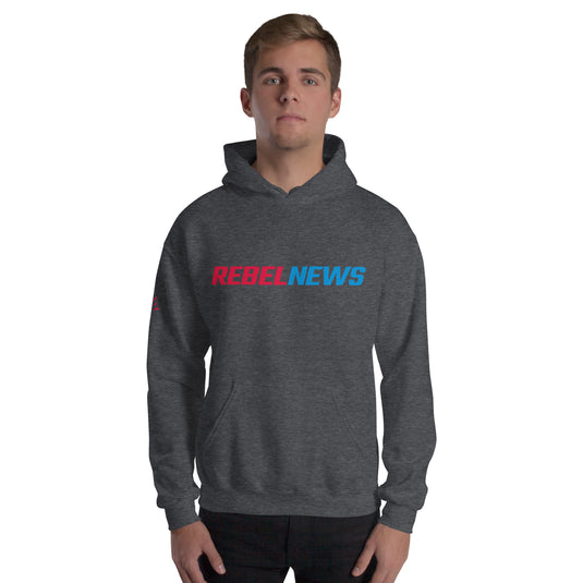 Rebel News Typography Logo- Unisex Hoodie