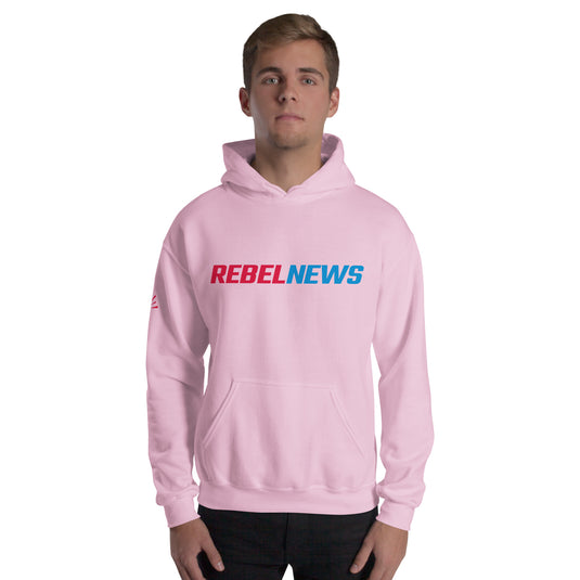 Rebel News Typography Logo- Unisex Hoodie