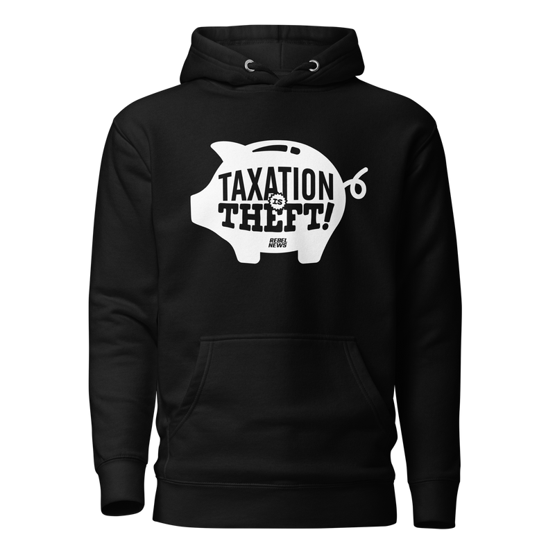 Load image into Gallery viewer, Taxation is Theft Unisex Hoodie
