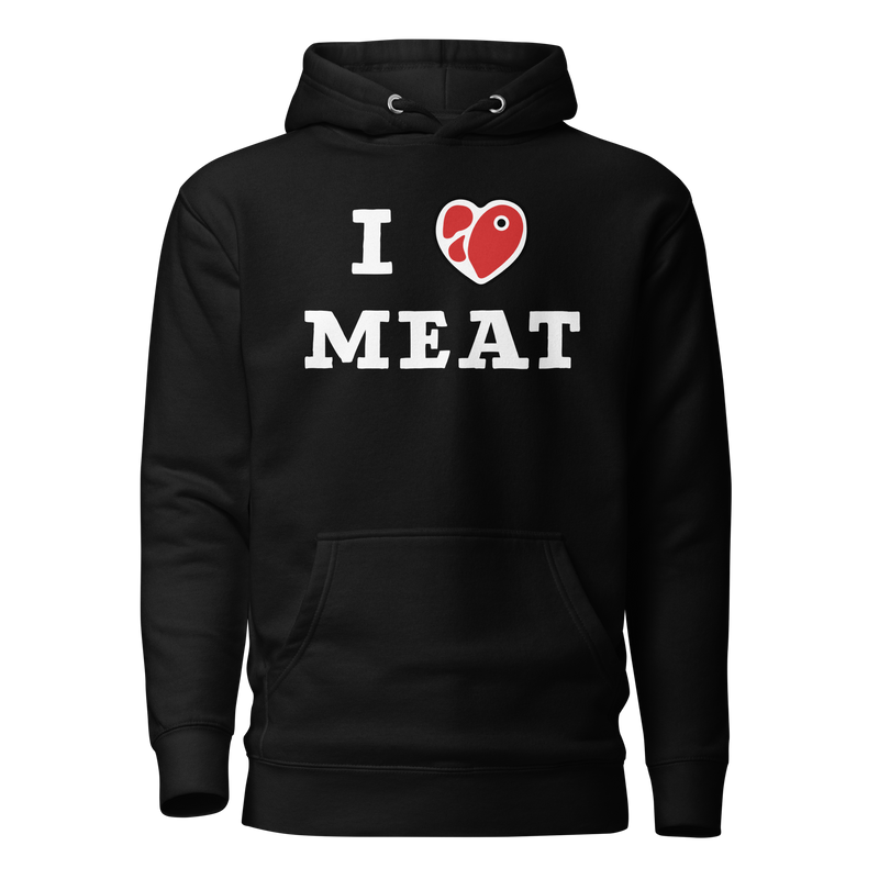 Load image into Gallery viewer, I Love Meat Unisex Hoodie
