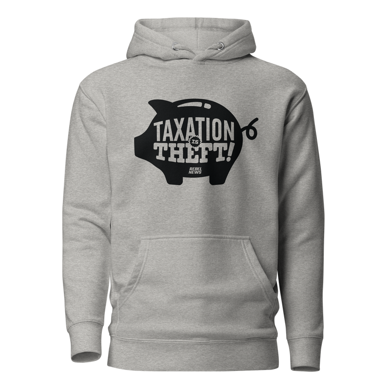 Load image into Gallery viewer, Taxation is Theft Unisex Hoodie
