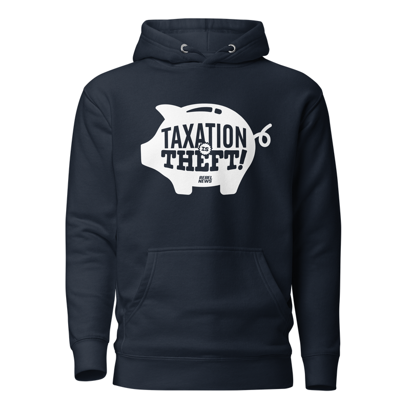 Load image into Gallery viewer, Taxation is Theft Unisex Hoodie
