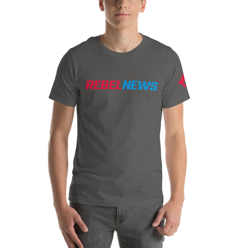 Load image into Gallery viewer, Rebel News Typography Logo- Unisex T-Shirt
