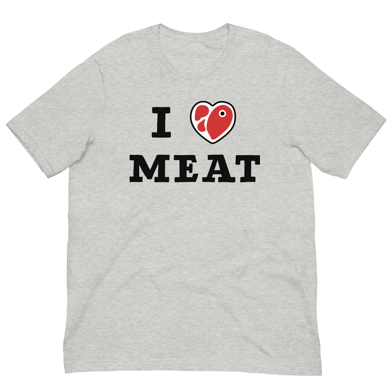 Load image into Gallery viewer, I Love Meat Unisex T-Shirt
