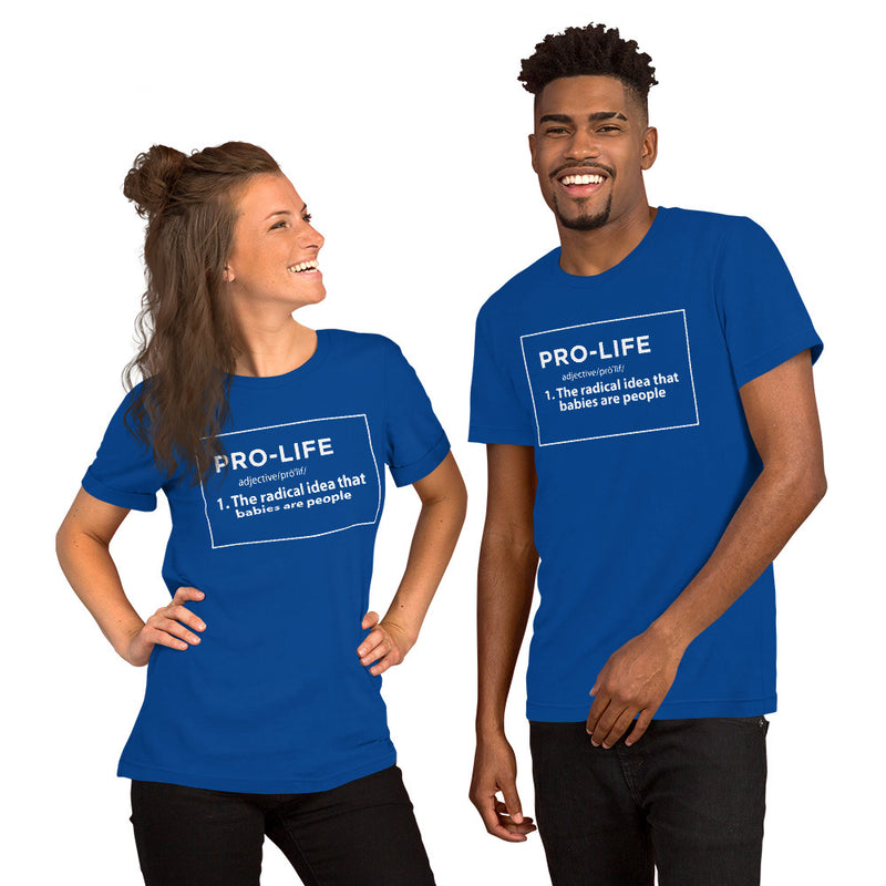 Load image into Gallery viewer, Pro-Life Definition - Unisex T-Shirt
