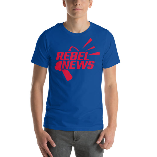 Rebel News Horn Logo (Red)- Unisex T-Shirt