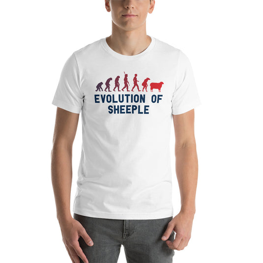 Evolution of Sheeple- Unisex T-Shirt