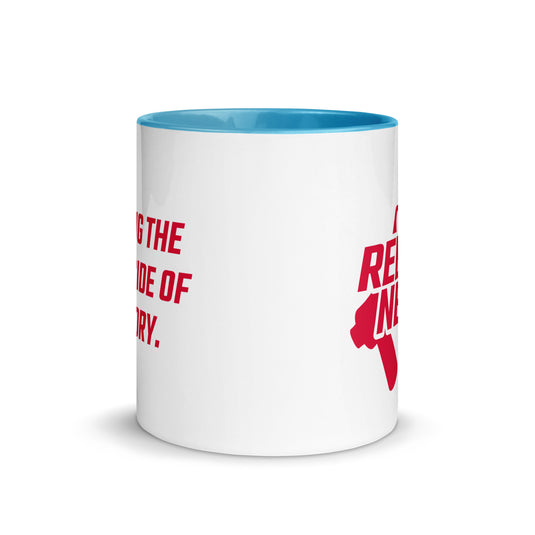 Rebel News Horn Logo (Red)- Two-Tone Mug