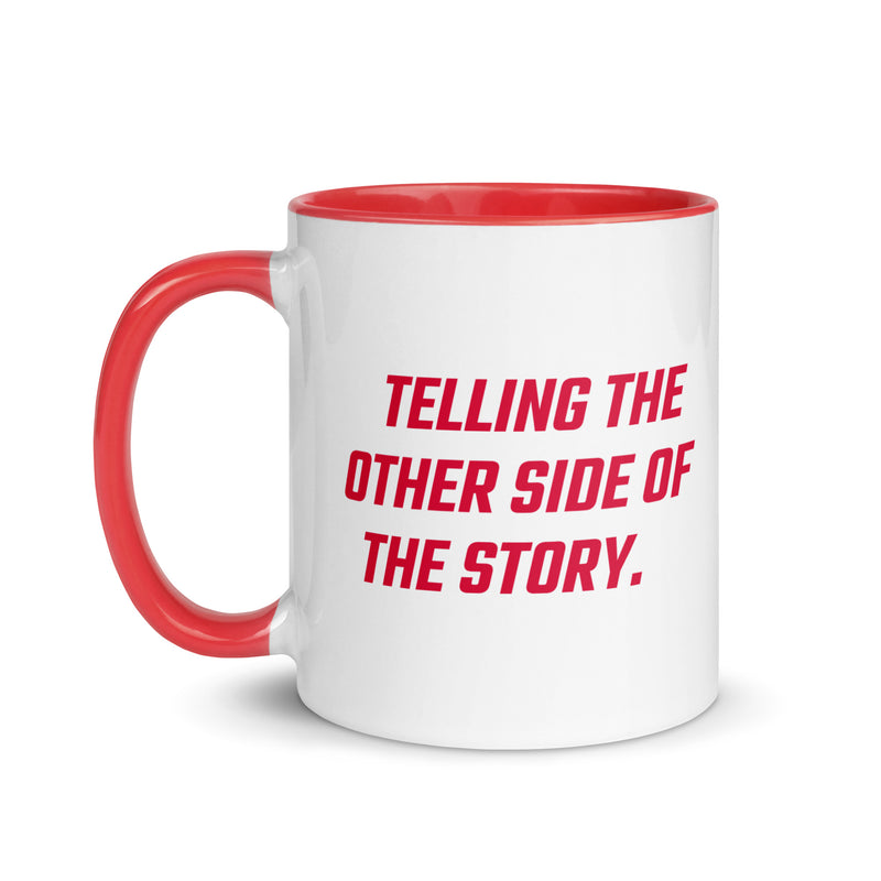 Load image into Gallery viewer, Rebel News Horn Logo (Red)- Two-Tone Mug
